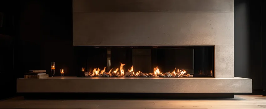 Gas Fireplace Ember Bed Design Services in Northbrook, Illinois