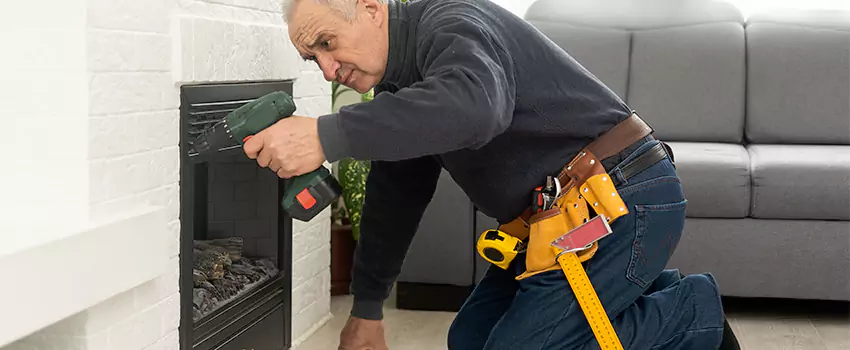New Indoor Fireplace Installation in Northbrook, Illinois