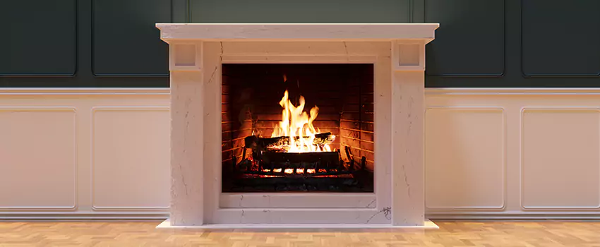 Open Flame Wood-Burning Fireplace Installation Services in Northbrook, Illinois