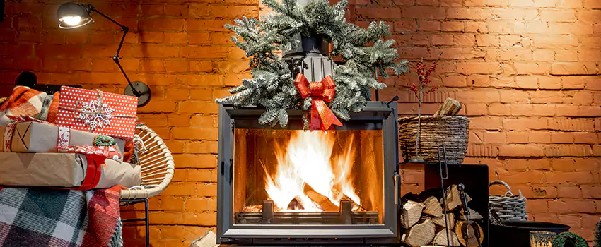 Travis Industries Linear Gas Fireplace Installation in Northbrook, Illinois