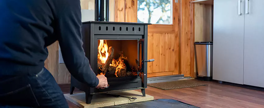Open Hearth Wood Fireplace Installation in Northbrook, IL