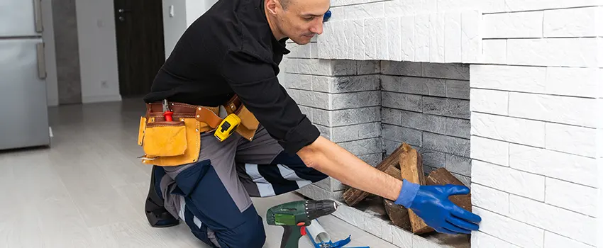 Fireplace Damaged Damper Frame Repair Services in Northbrook, Illinois